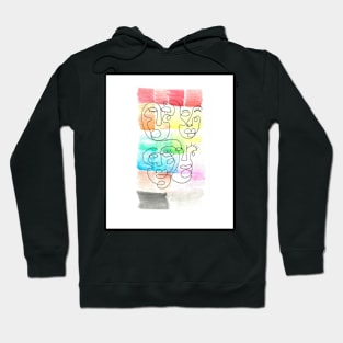 Rainbow traces Hoodie